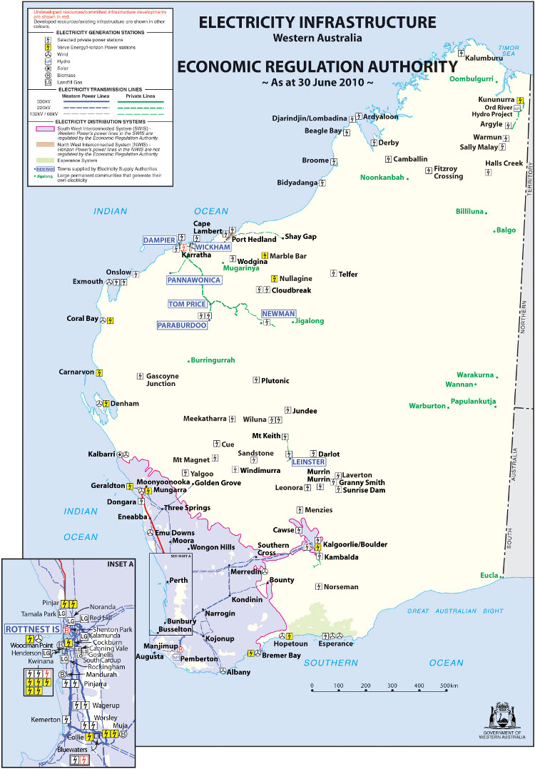 Western Australian Map